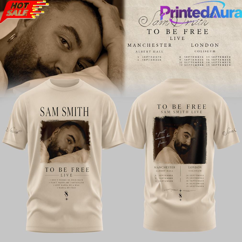 SAM SMITH TO BE FREE COLLECTION T-SHIRT SAM SMITH TO BE FREE COLLECTION T-SHIRT
