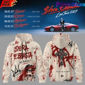 SFERA EBBASTA Live Tour 2027 Hoodie 1 SFERA EBBASTA Live Tour 2027 Hoodie 1