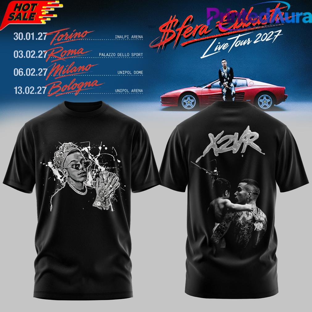SFERA EBBASTA Live Tour 2027 T-Shirt SFERA EBBASTA Live Tour 2027 T-Shirt
