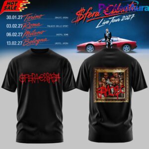 SFERA EBBASTA Live Tour 2027 T-Shirt 1 SFERA EBBASTA Live Tour 2027 T-Shirt 1
