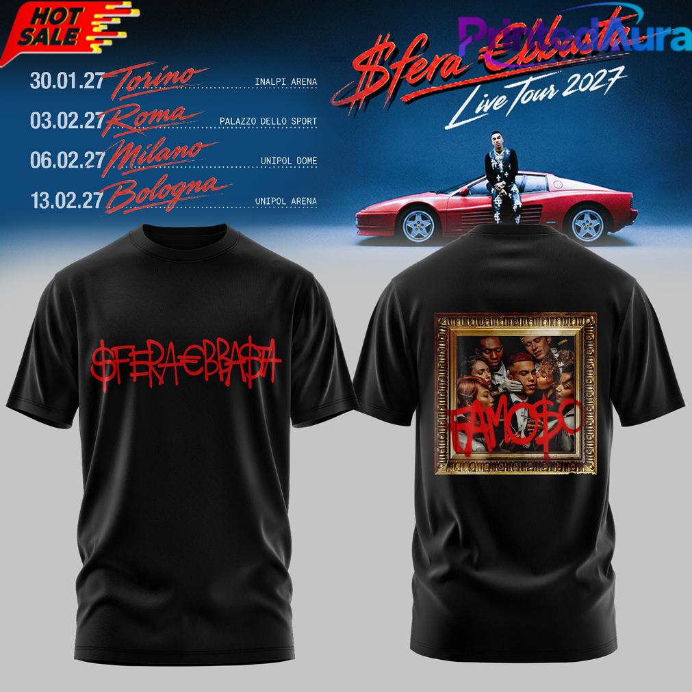 SFERA EBBASTA Live Tour 2027 T-Shirt SFERA EBBASTA Live Tour 2027 T-Shirt