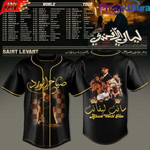 Saint Levant AFANDI World Tour Baseball Jersey 3