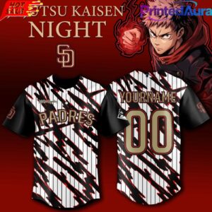 San Diego Padres x Jujutsu Kaisen Night 2026 Baseball Jersey