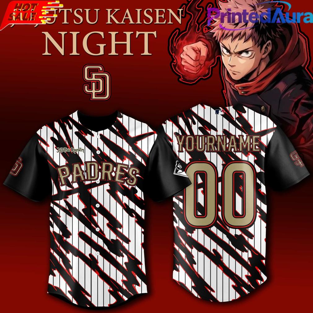 San Diego Padres x Jujutsu Kaisen Night 2026 Baseball Jersey San Diego Padres x Jujutsu Kaisen Night 2026 Baseball Jersey