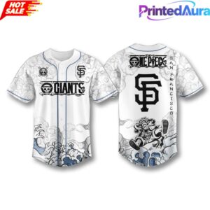 San Francisco Giants x One Piece Luffy Gear Baseball Jersey 2026 1 San Francisco Giants x One Piece Luffy Gear Baseball Jersey 2026 1