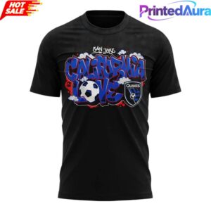 San Jose Earthquakes x Tupac California Love Graffiti Graphic TShirt 1