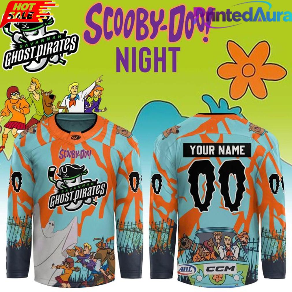 Savannah Ghost Pirates 2026 Scooby Doo Night Hockey Jersey Savannah Ghost Pirates 2026 Scooby Doo Night Hockey Jersey