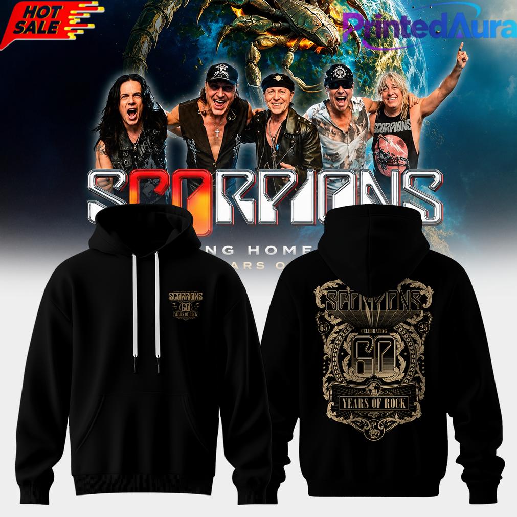 Scorpions Coming Home 2026 World Tour Hoodie Scorpions Coming Home 2026 World Tour Hoodie
