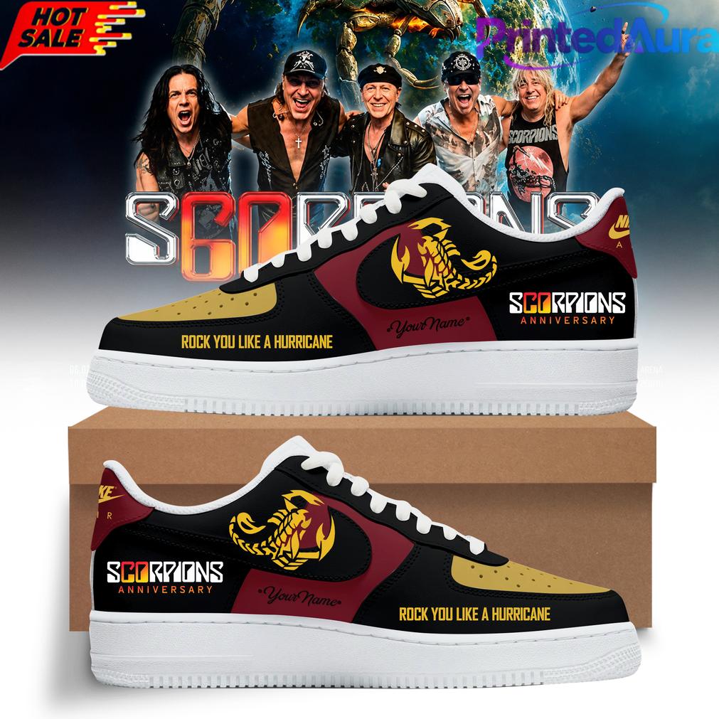 Scorpions Rock Like A Hurricane Customize Air Force 1 Shoes Edition Scorpions Rock Like A Hurricane Customize Air Force 1 Shoes Edition