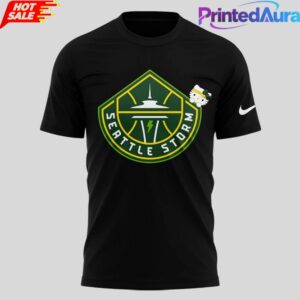 Seattle Storm x Hello Kitty Night Black Special Shirt 1
