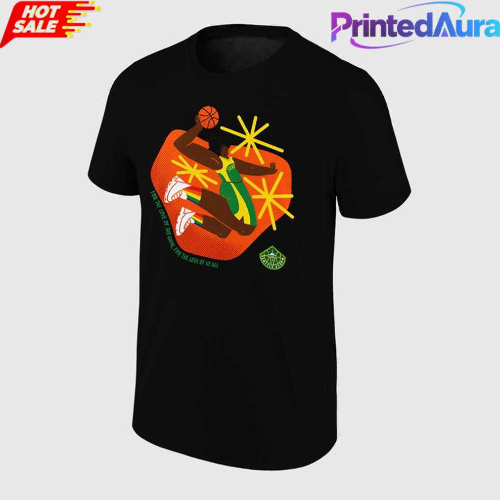 Seattle Storm x Pride Night 2026 Black Tee Seattle Storm x Pride Night 2026 Black Tee