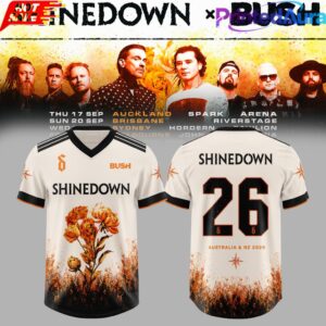 Shinedown x Bush Co-Headline Australian & NZ Tour Football Jersey