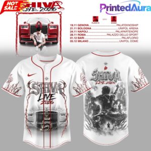 Shiva Live Tour 2026 Baseball Jersey