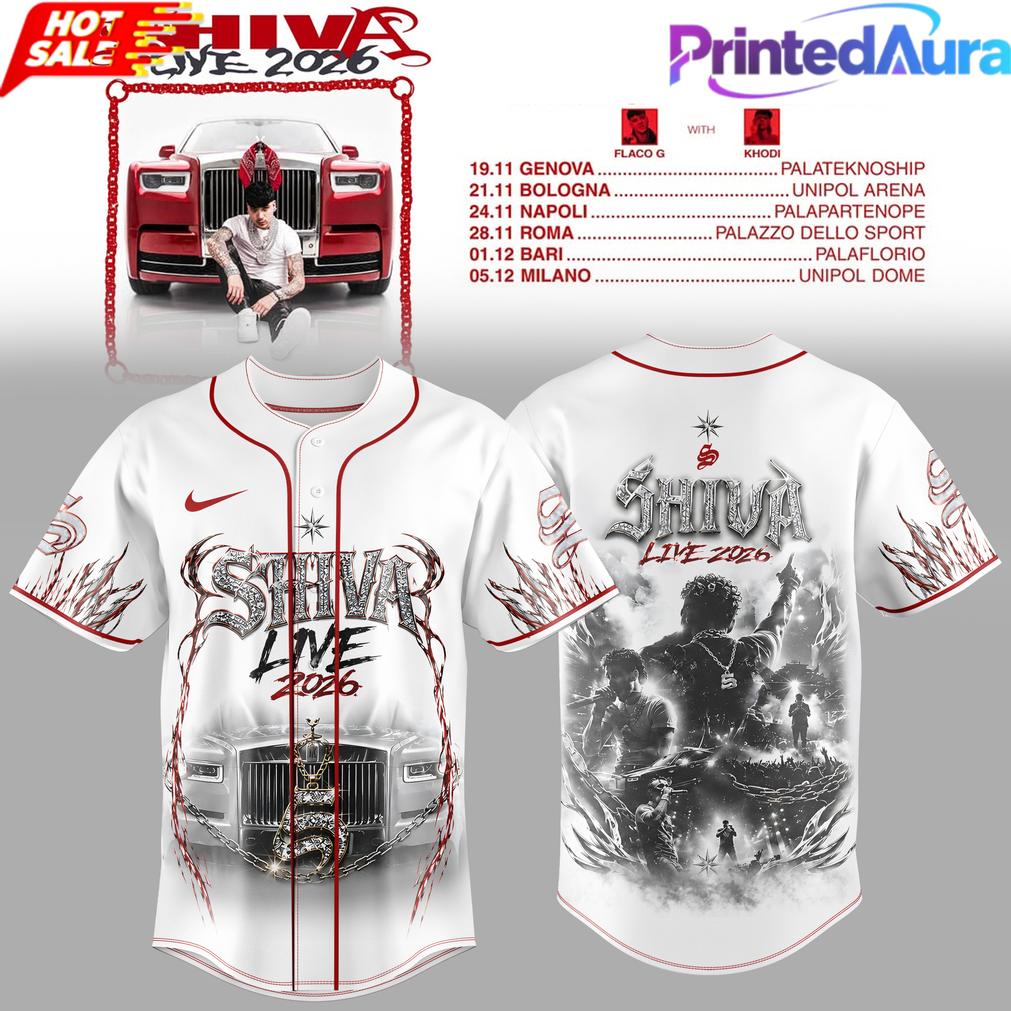 Shiva Live Tour 2026 Baseball Jersey Shiva Live Tour 2026 Baseball Jersey