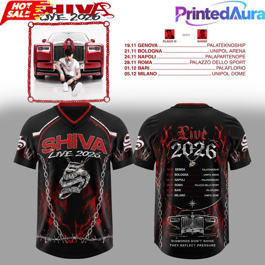Shiva Live Tour 2026 Football Jersey Shiva Live Tour 2026 Football Jersey