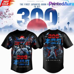 Shohei Ohtani LA Dodgers 300 Home Runs Mount Fuji Cherry Blossom Edition Baseball Jersey