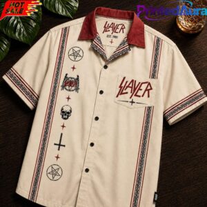 Slayer Mexican Inpsired Luxury Design Hawaiian Shirt