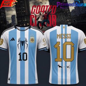 Spider Man x Argentina Messi Soccer Jersey