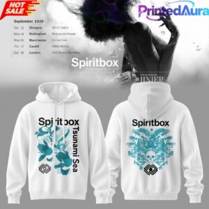 Spiritbox Tsunami Sea 2026 Abyss Echo Vintage Graphic Hoodie
