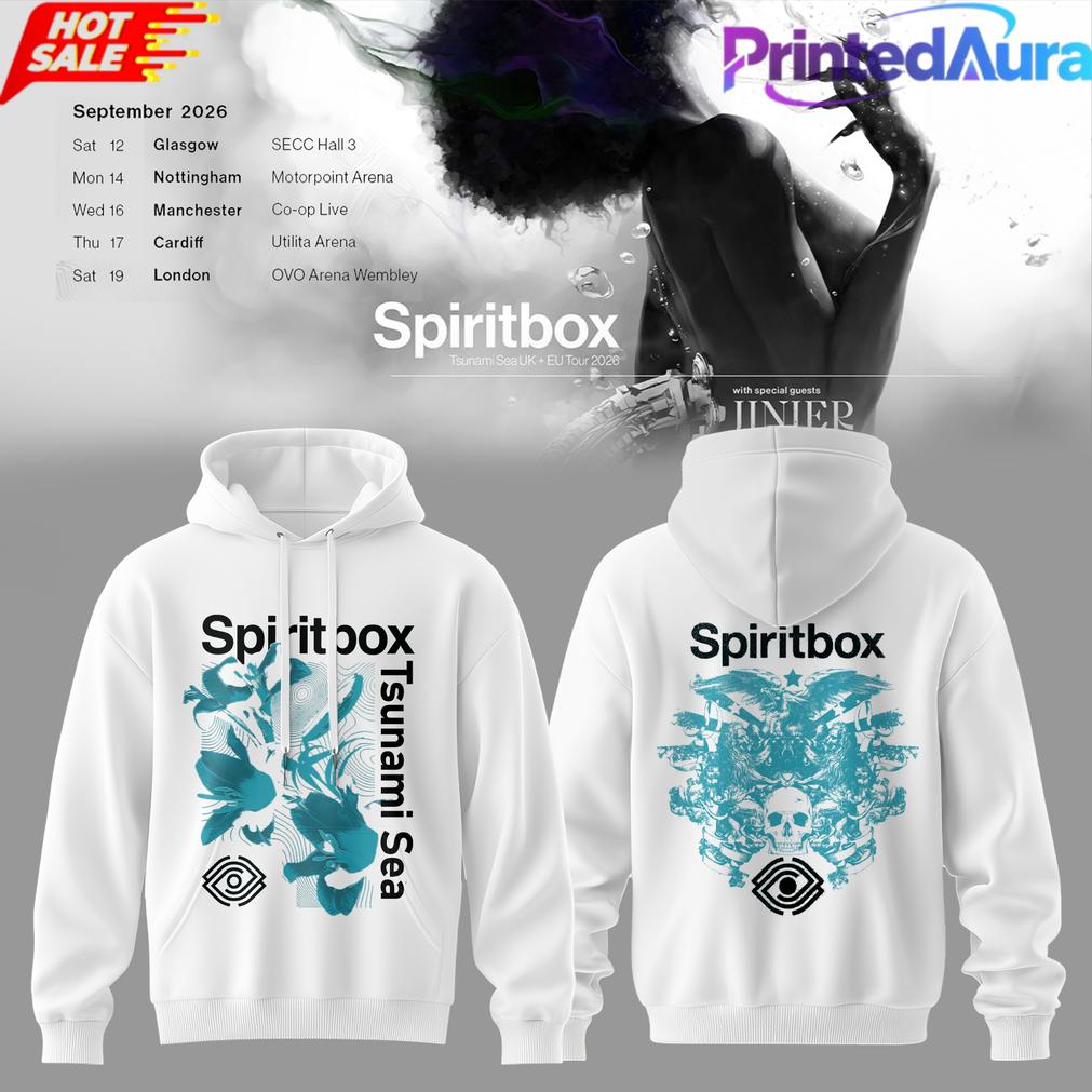 Spiritbox Tsunami Sea 2026 Abyss Echo Vintage Graphic Hoodie Spiritbox Tsunami Sea 2026 Abyss Echo Vintage Graphic Hoodie