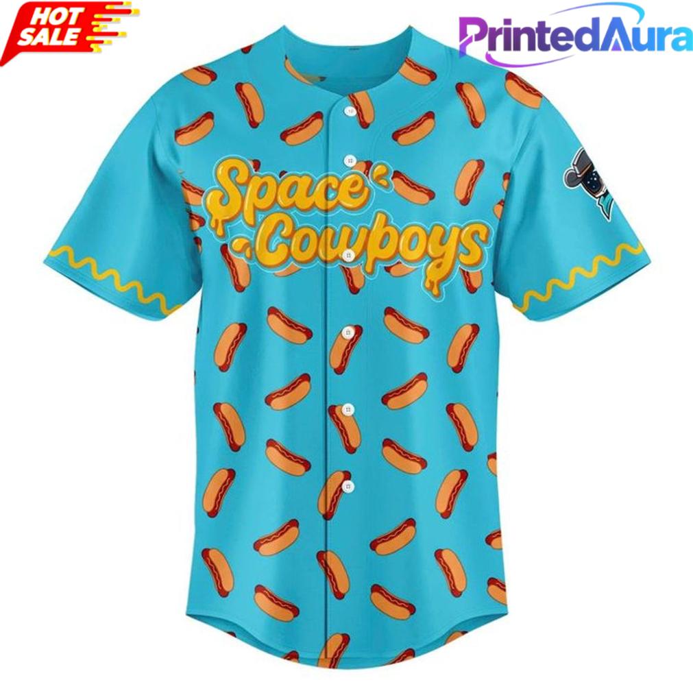 Sugar Land Space Cowboys 2026 Hot Dog Baseball Jersey Sugar Land Space Cowboys 2026 Hot Dog Baseball Jersey