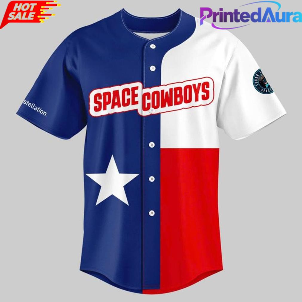 Sugar Land Space Cowboys 2026 Texas Flag Baseball Jersey Sugar Land Space Cowboys 2026 Texas Flag Baseball Jersey