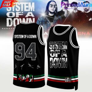 System of a Down “Europe-UK Stadium Tour 2026” Signature Basketball Jersey