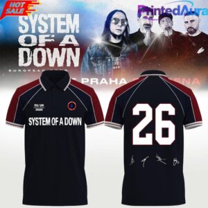 System of a Down “Europe-UK Stadium Tour 2026” Signature Polo Shirt