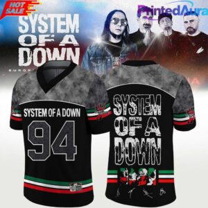 System of a Down “Europe-UK Stadium Tour 2026” Signature Special Football Jersey
