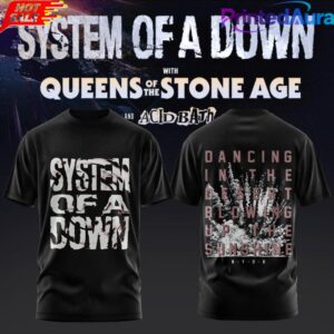 System of a Down UK EU Tour 2026 Black Collection Tee