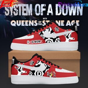System of a Down WAKE UP Customize Air Force 1 Shoes