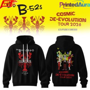 THE B52s x DEVO  COSMIC DEEVOLUTION HOODIE