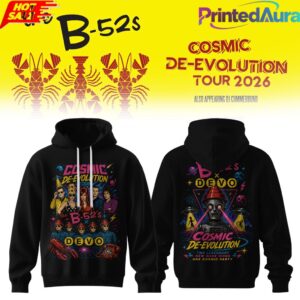 THE B52s x DEVO COSMIC DEEVOLUTION HOODIE 3 THE B52s x DEVO COSMIC DEEVOLUTION HOODIE 3