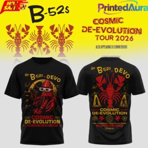 THE B52s x DEVO COSMIC DEEVOLUTION T-SHIRT