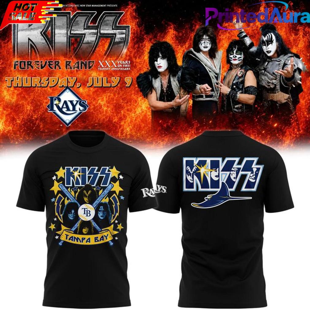 Tampa Bay Rays x KISS Tour 2026 Tee Tampa Bay Rays x KISS Tour 2026 Tee