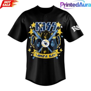 Tampa Bay Rays x KISS Tour Special Baseball Jersey 1 Tampa Bay Rays x KISS Tour Special Baseball Jersey 1