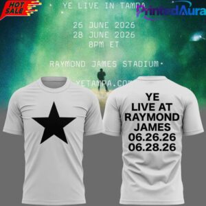 Tampa T-shirt 2026 Ye Live Concert Tour Raymondames Stadium 1 Tampa T-shirt 2026 Ye Live Concert Tour Raymondames Stadium 1