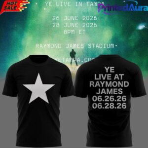 Tampa T-shirt 2026 Ye Live Concert Tour Raymondames Stadium 2 Tampa T-shirt 2026 Ye Live Concert Tour Raymondames Stadium 2