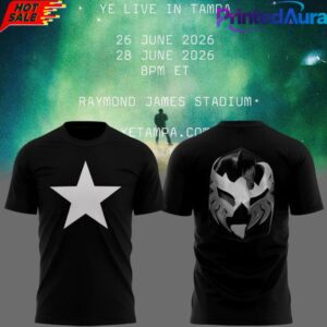 Tampa T-shirt 2026 Ye Live Concert Tour Raymondames Stadium 3 Tampa T-shirt 2026 Ye Live Concert Tour Raymondames Stadium 3