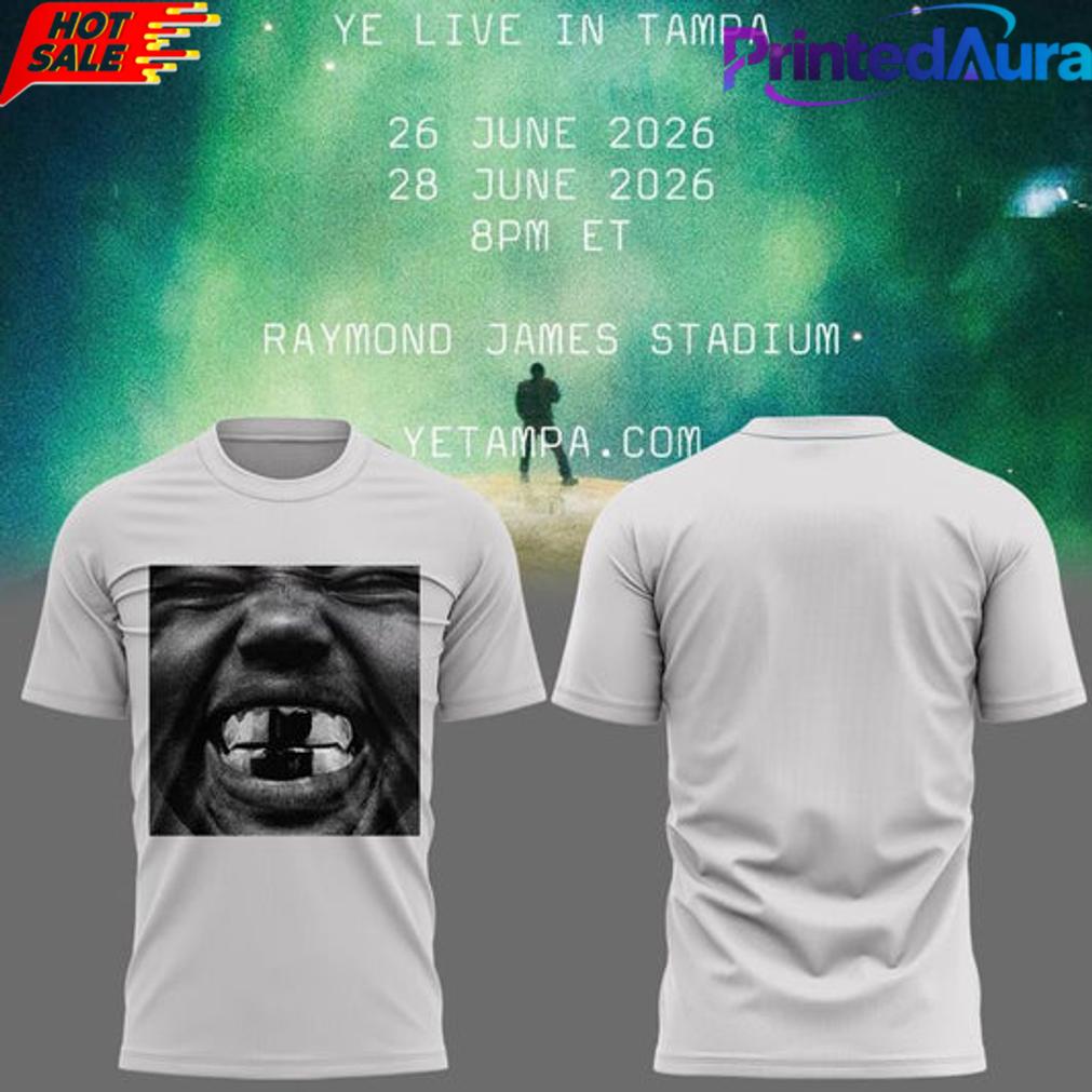 Tampa T-shirt 2026 Ye Live Concert Tour Raymondames Stadium Tampa T-shirt 2026 Ye Live Concert Tour Raymondames Stadium