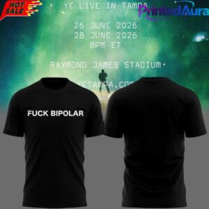 Tampa T-shirt 2026 Ye Live Concert Tour Raymondames Stadium 5 Tampa T-shirt 2026 Ye Live Concert Tour Raymondames Stadium 5
