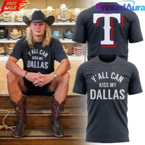 Texas Rangers x Erling Haaland Y’all Can Kiss My Dallas Edition Tee