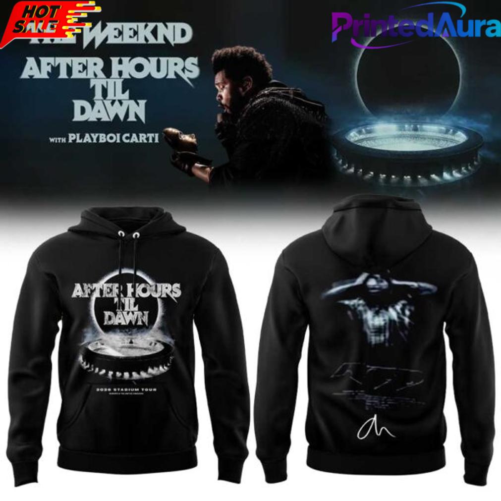 The Weeknd After Hours Til Dawn 2026 Stadium Tour Signature Limited Hoodie The Weeknd After Hours Til Dawn 2026 Stadium Tour Signature Limited Hoodie