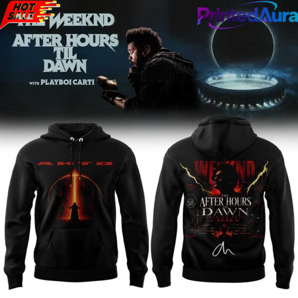 The Weeknd After Hours Til Dawn 2026 Stadium Tour Signature Limited Hoodie The Weeknd After Hours Til Dawn 2026 Stadium Tour Signature Limited Hoodie