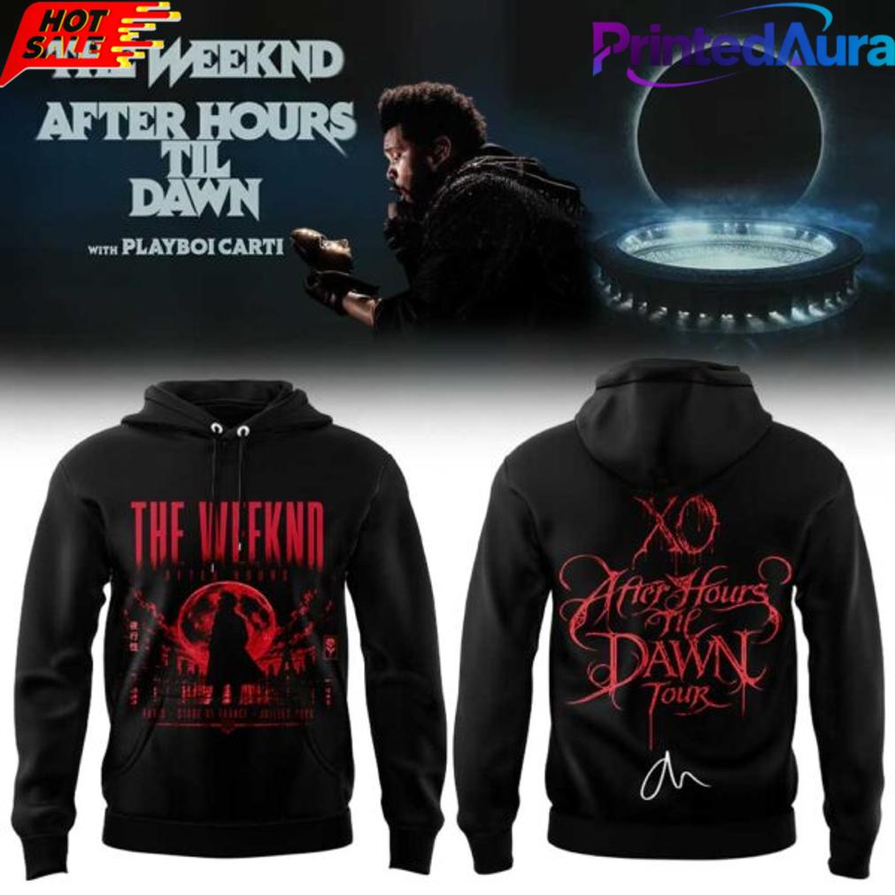 The Weeknd After Hours Til Dawn 2026 Stadium Tour Signature Limited Hoodie The Weeknd After Hours Til Dawn 2026 Stadium Tour Signature Limited Hoodie