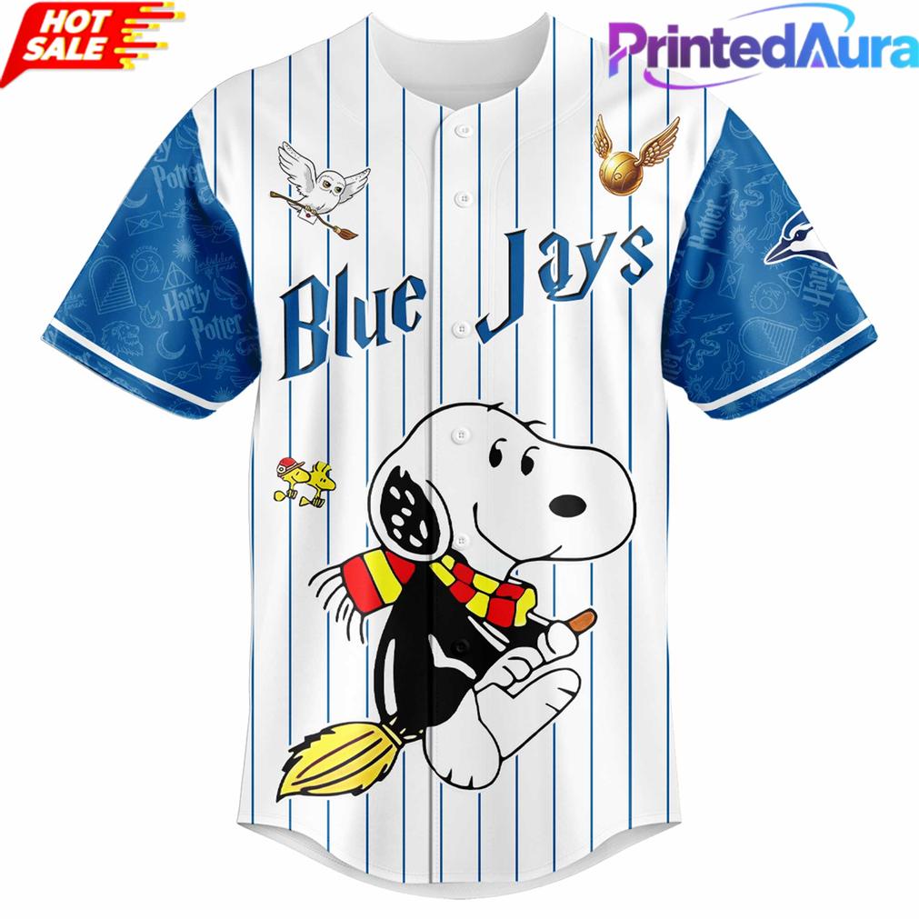 Toronto Blue Jays Peanuts Harry Potter 2026 Edition Baseball Jersey Toronto Blue Jays Peanuts Harry Potter 2026 Edition Baseball Jersey