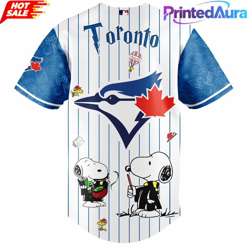 Toronto Blue Jays Peanuts Harry Potter 2026 Edition Baseball Jersey Toronto Blue Jays Peanuts Harry Potter 2026 Edition Baseball Jersey