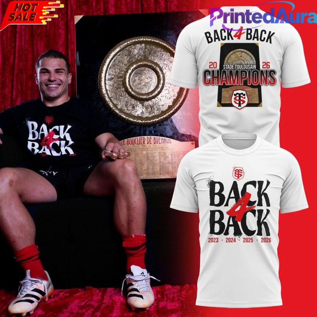 Toulouse Rugby 2026 Top 14 Champions Tee – Brennus Shield Winners Toulouse Rugby 2026 Top 14 Champions Tee – Brennus Shield Winners