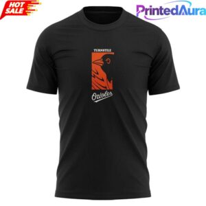 Turnstile x Baltimore Orioles Ballpark Exclusive Black Limited Edition Shirt 1