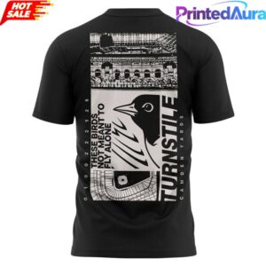 Turnstile x Baltimore Orioles Ballpark Exclusive Black Limited Edition Shirt 2
